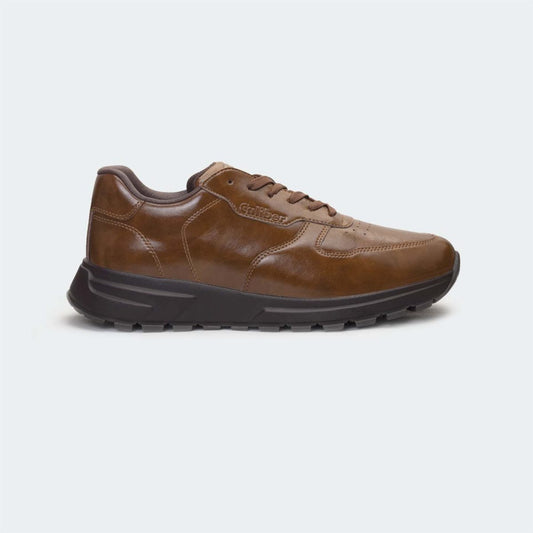 Coffee Casual Sneakers For Men ( RAPHAEL 570S )
