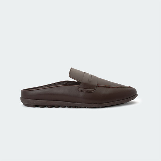 Caliber Shoes Coffee Mules for Men (CEDRIC 532C)