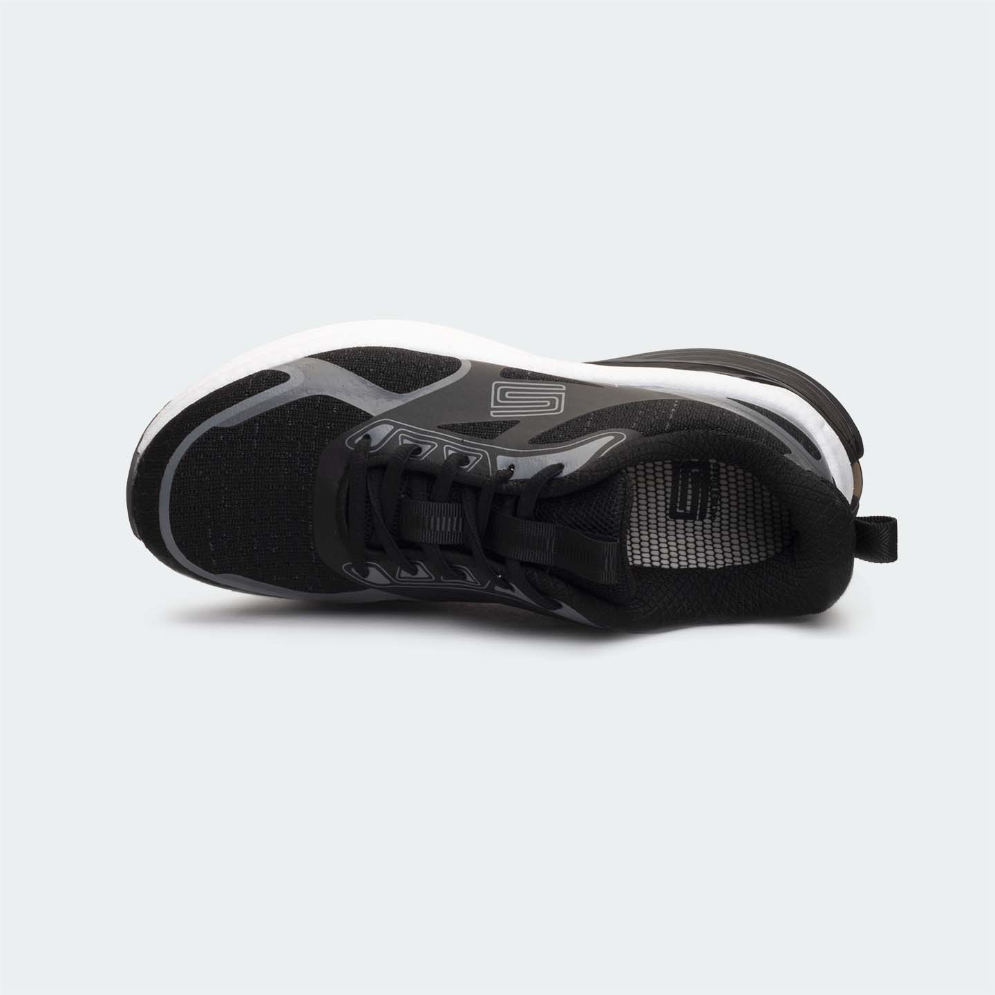 Caliber Shoes Black Sport Shoes for Men/Women (Laurent 742)