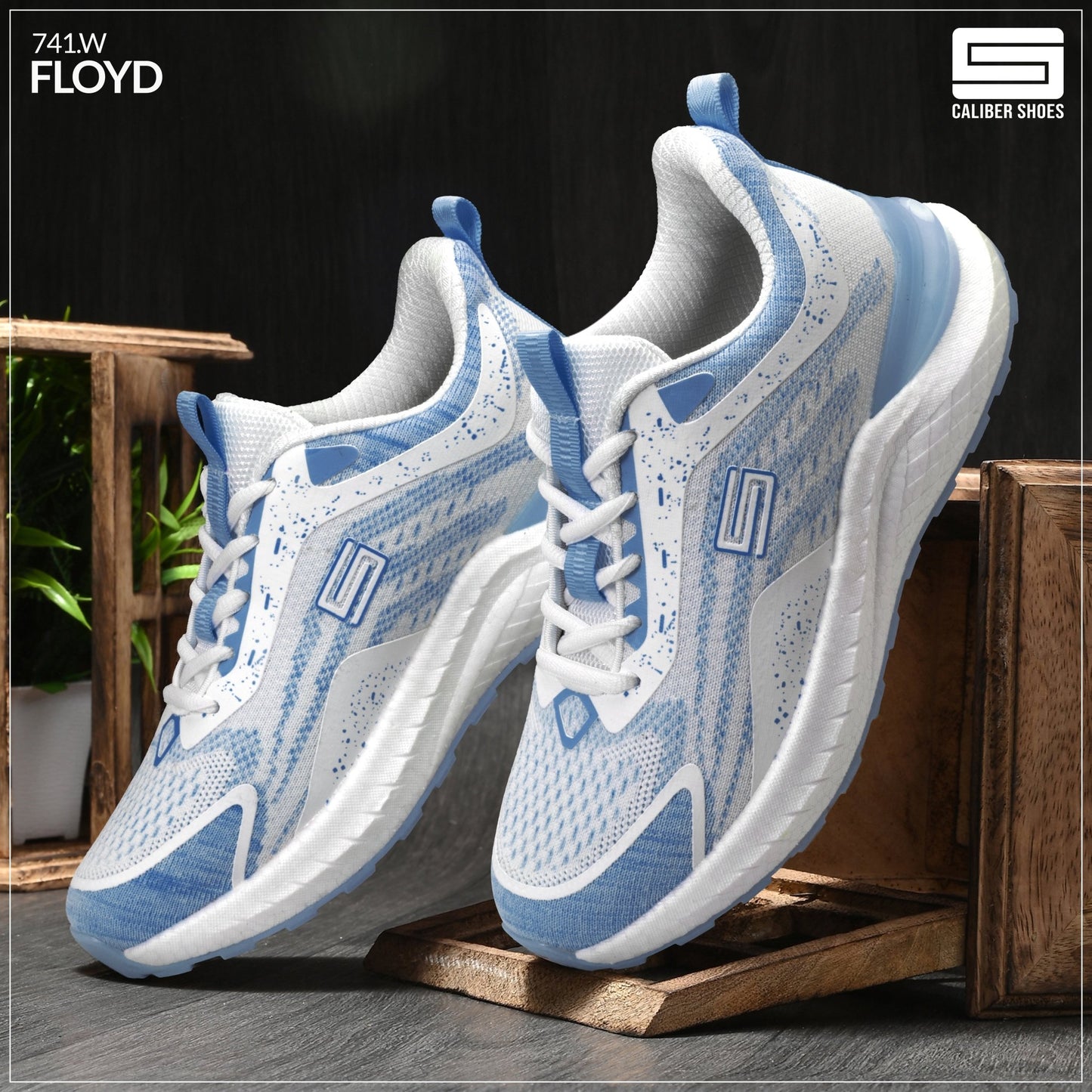 Caliber Shoes Sky Sport Shoes for Women ( Flyod 741W ) - Caliber Shoes