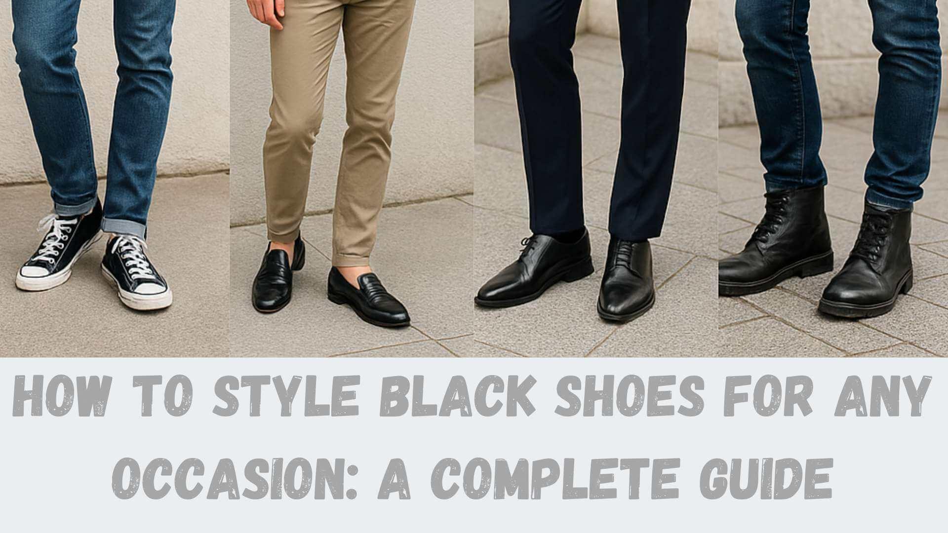 How to Style Black Shoes for Any Occasion: A Complete Guide