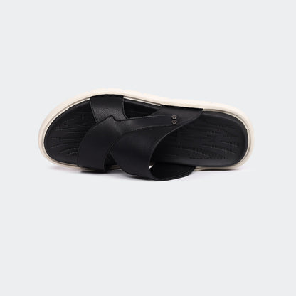 Caliber Slipper Black For Men ( DANDELION 304G )