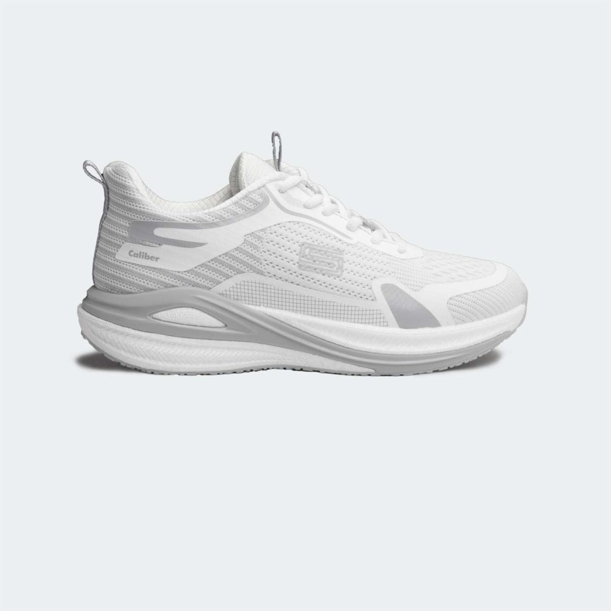 Caliber Shoes White Sport Shoes For Men ( BRETT 744 )