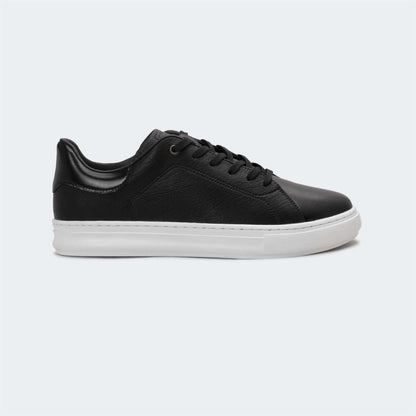 Caliber Shoes Black Casual Sneakers For Men ( BRUNOX 577SK )