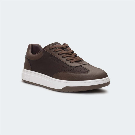 Caliber Shoes Coffee Casual Sneakers for Men (NOVA 578SK)