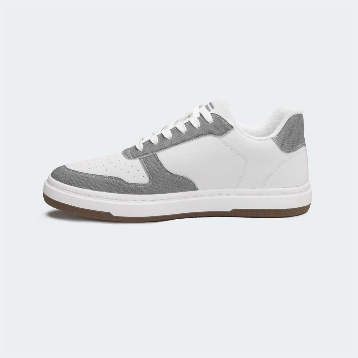White/Grey Casual Sneakers For Women ( LEXOR 576D.W )