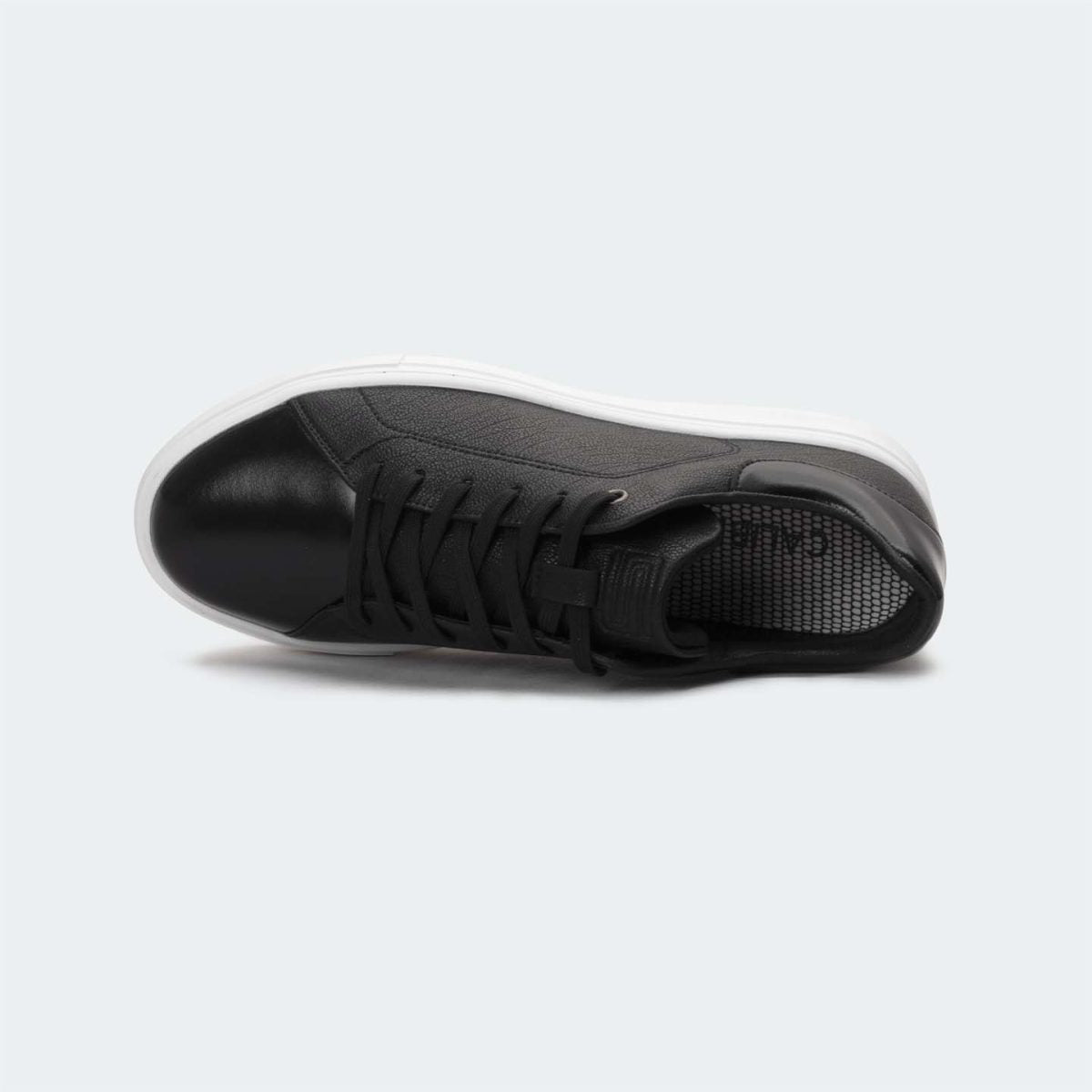 Caliber Shoes Black Casual Sneakers For Men ( BRUNOX 577SK )