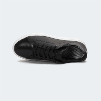 Caliber Shoes Black Casual Sneakers For Men ( BRUNOX 577SK )