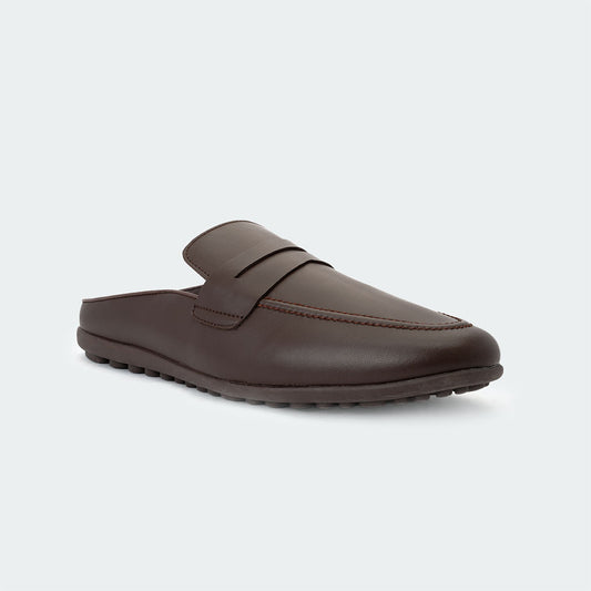 Caliber Shoes Coffee Mules for Men (CEDRIC 532C)