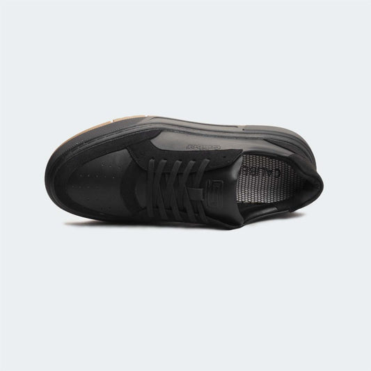 Black Casual Sneakers for Men (URBANE 566SR)