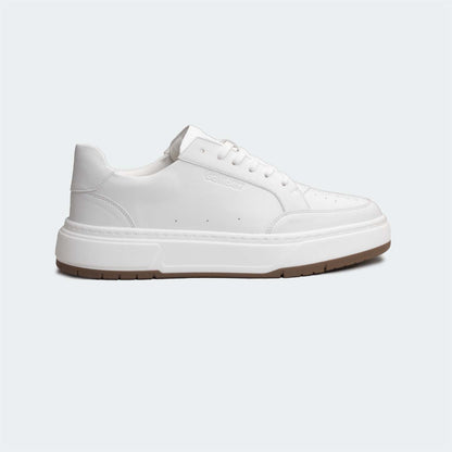 Caliber Shoes White Casual Sneakers For Men ( URBANE 566 )
