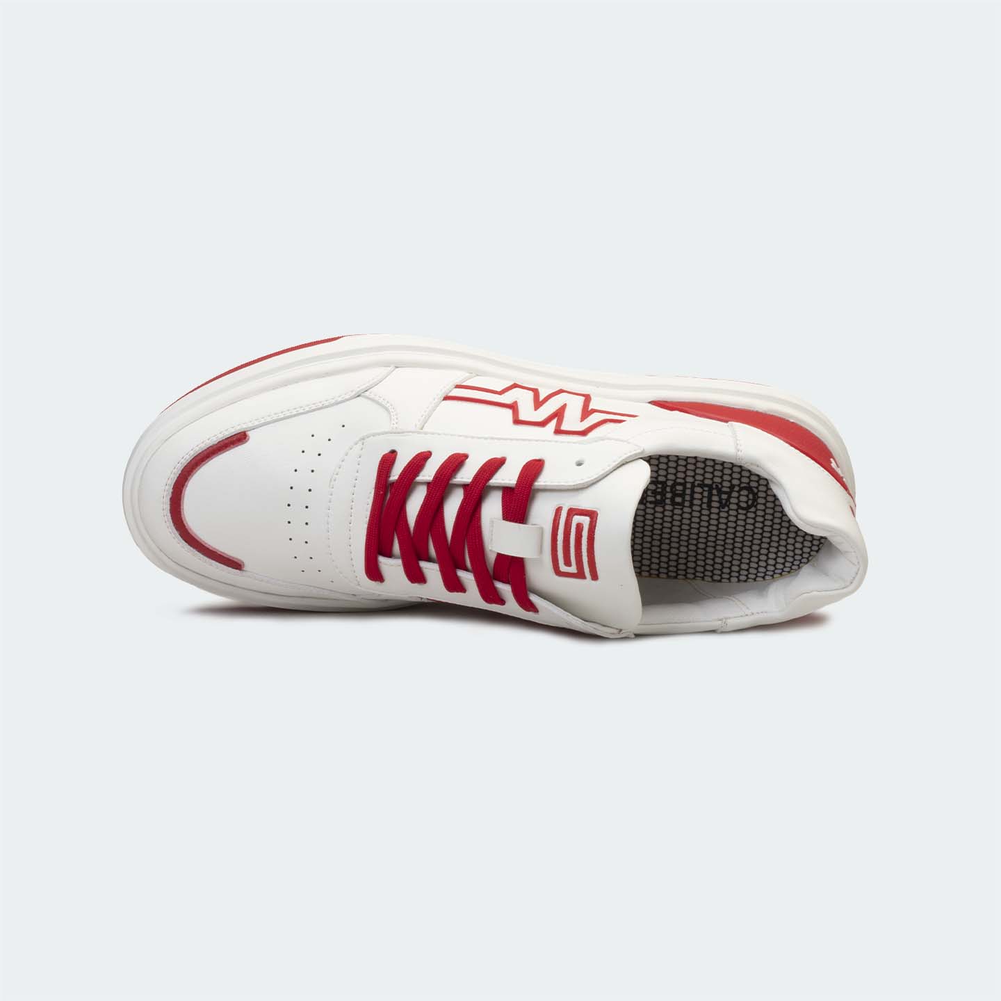 White/Red Unisex Sneakers (VEK x  569)