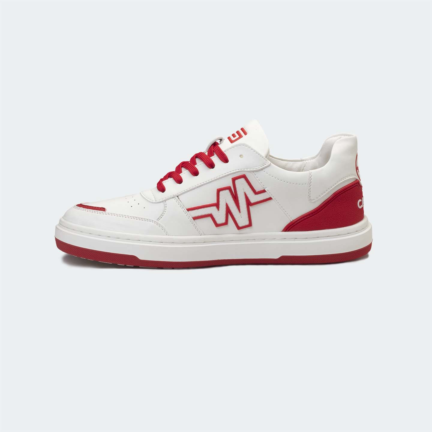 White/Red Unisex Sneakers (VEK x  569)