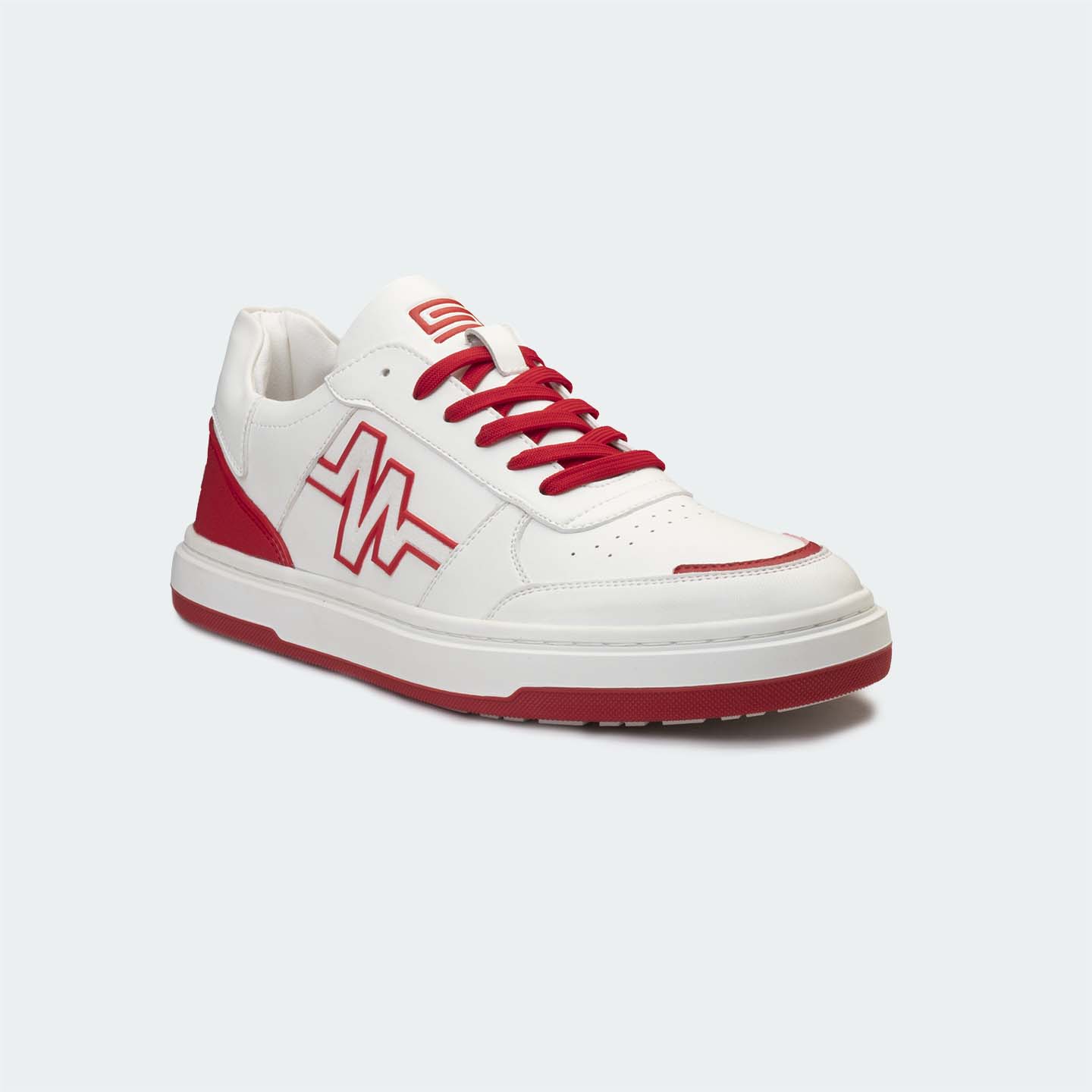 White/Red Unisex Sneakers (VEK x  569)