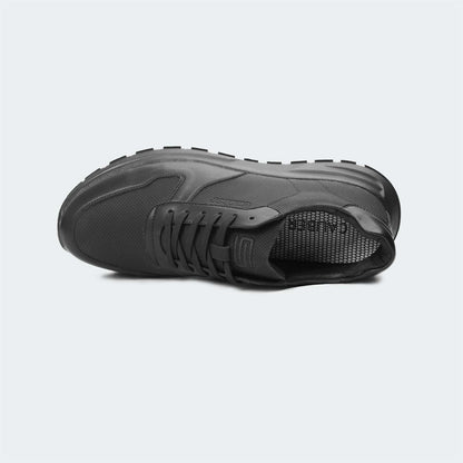 Caliber Shoes Black Casual Sneakers For Men ( RAPHAEL 570 )