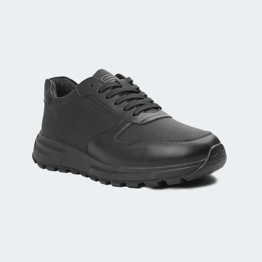 Black Casual Sneakers For Men ( RAPHAEL 570 )