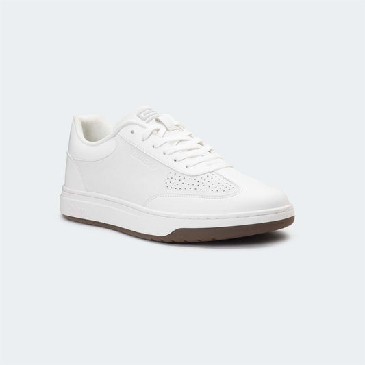 Caliber Shoes White Casual Sneakers for Men (NOVA 578)