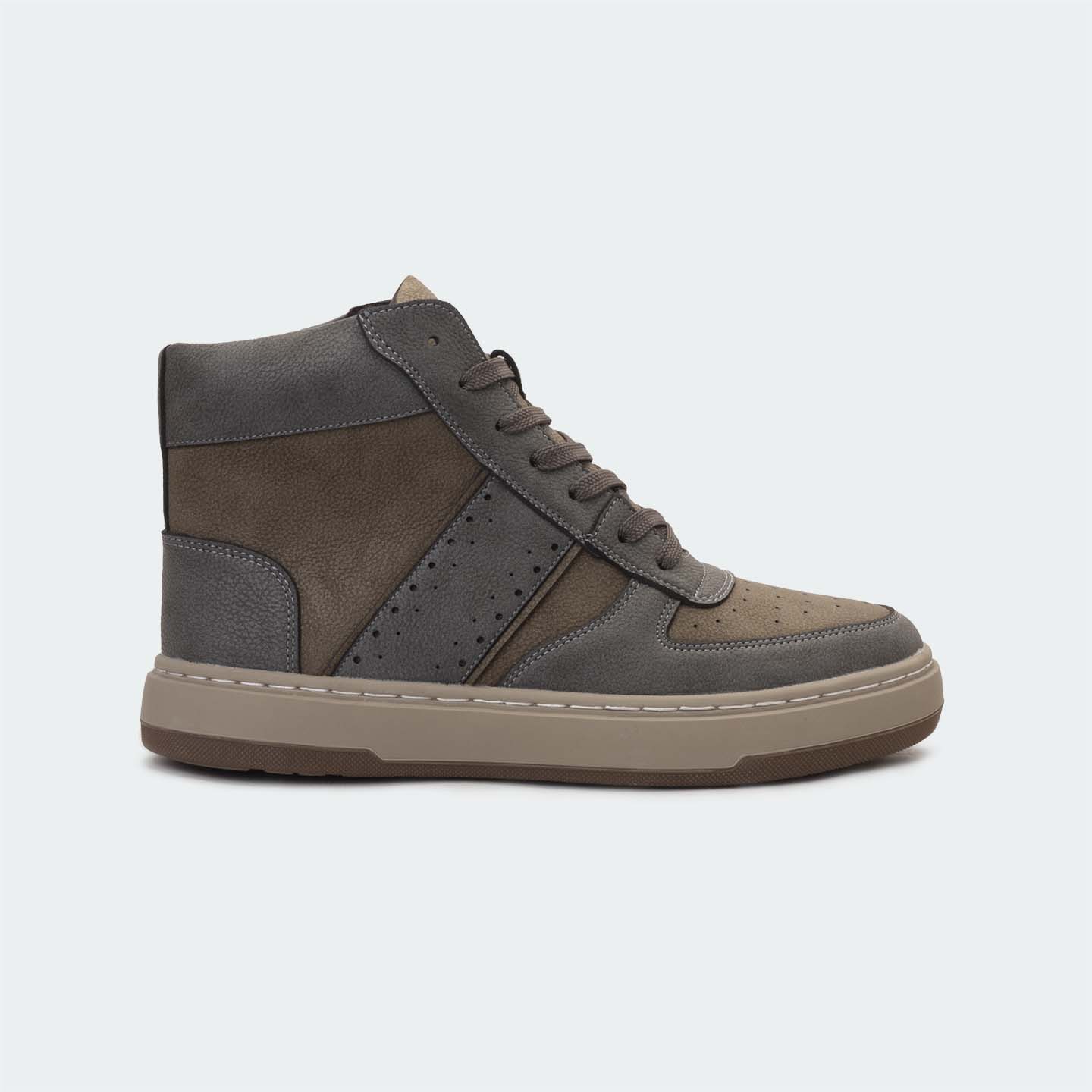 Olive High-Top Sneakers for Women (EVE 678SK)