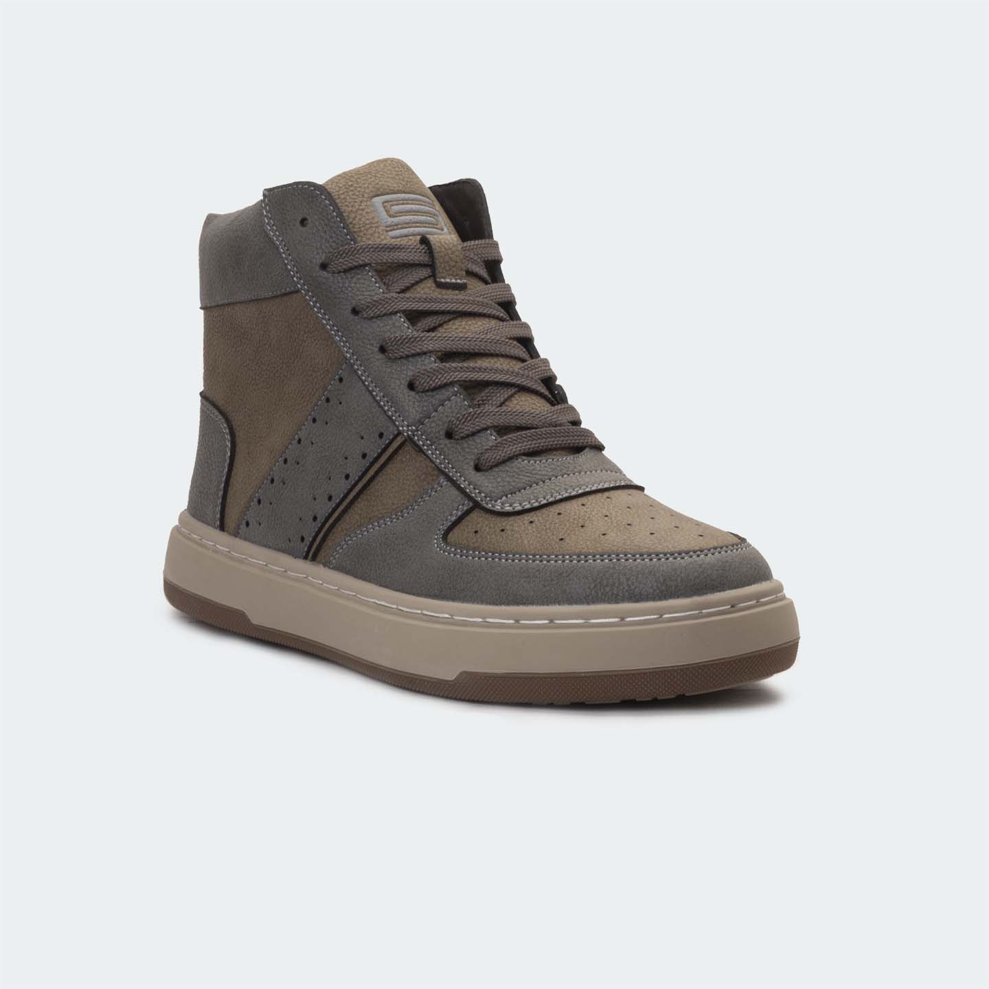 Olive High-Top Sneakers for Women (EVE 678SK)