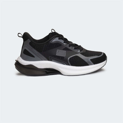 Caliber Shoes Black Sport Shoes for Men/Women (Laurent 742)