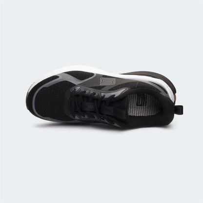 Caliber Shoes Black Sport Shoes for Men/Women (Laurent 742)