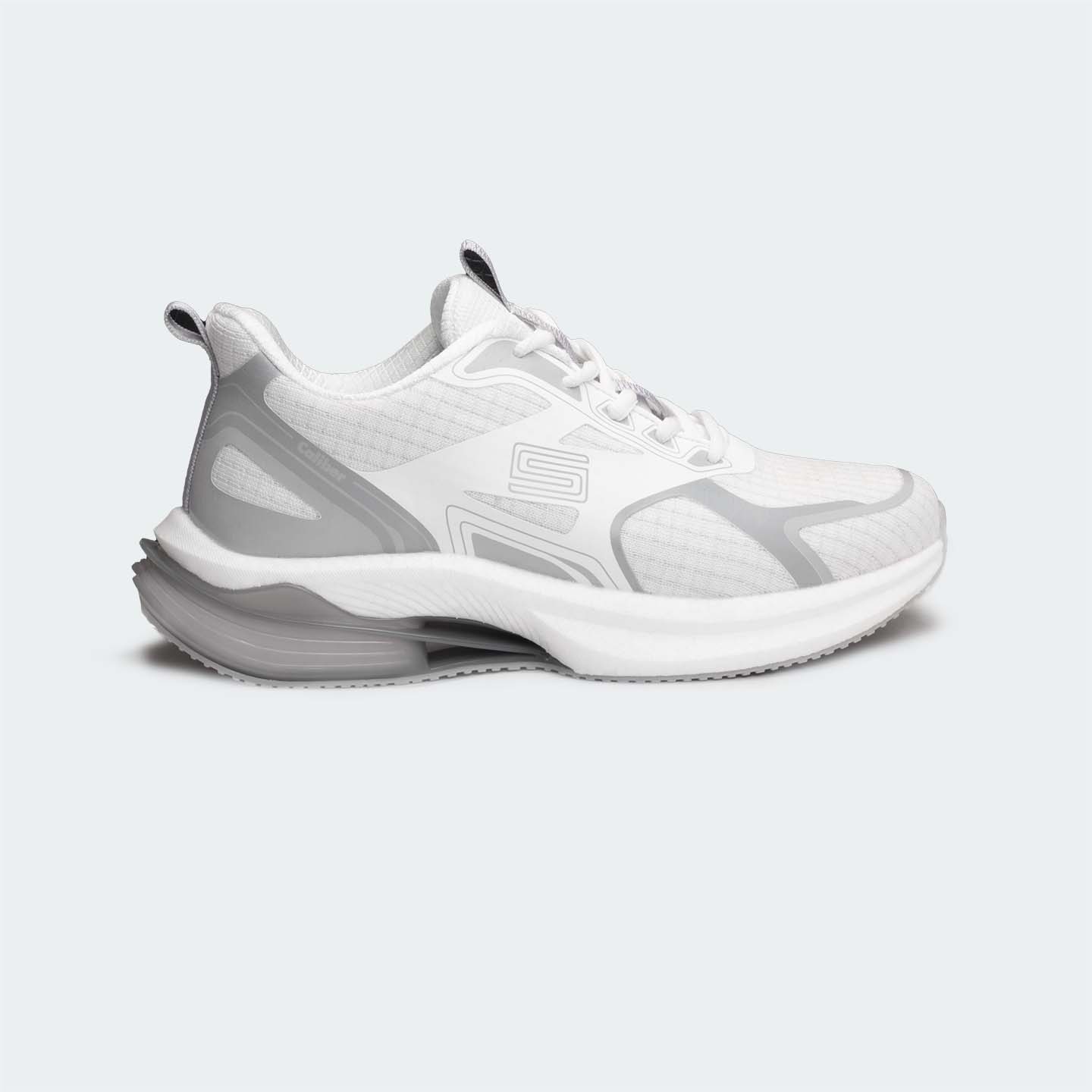 Caliber Shoes White Sport Shoes for Men/Women (Laurent 742)