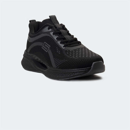 Caliber Shoes Unisex Black Sport Shoes ( SPENCE 745 )