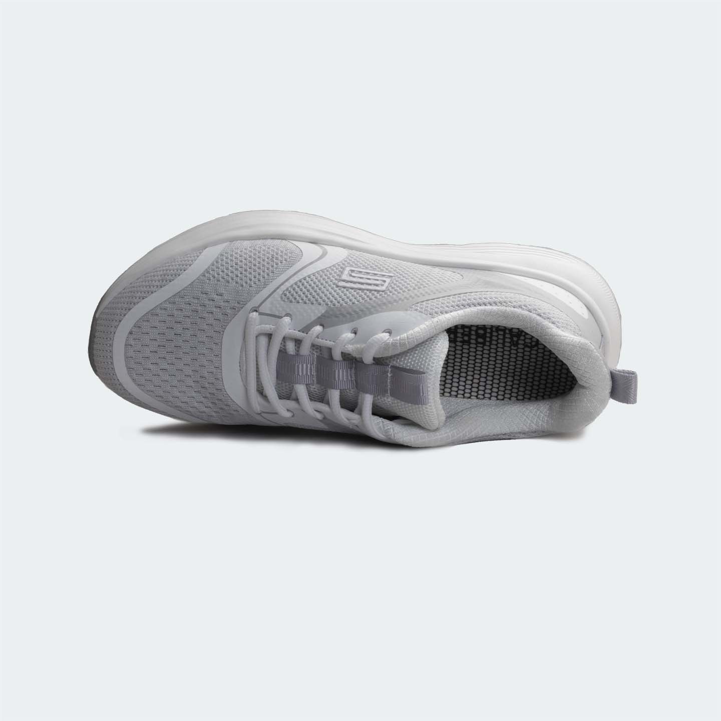 Caliber Shoes White Unisex Sport Shoes ( COLE 747 )