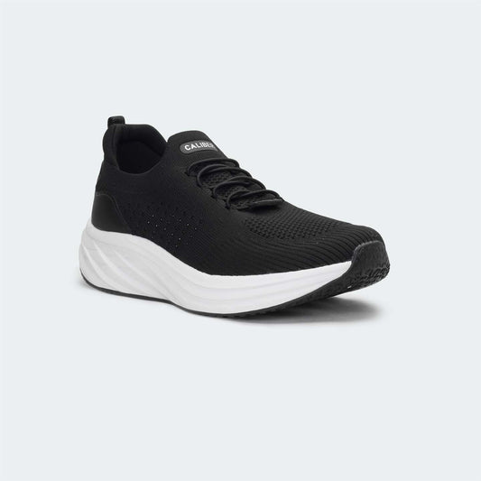 Caliber Black Sports Shoes for Men (AIRFLEX 754)