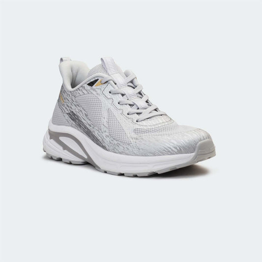 Silver Sports Shoes for Men (FLUX 756)