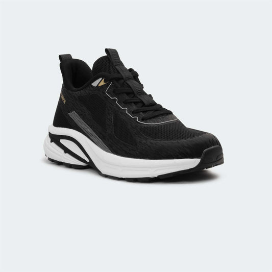 Black Sports Shoes for Men (FLUX 756)