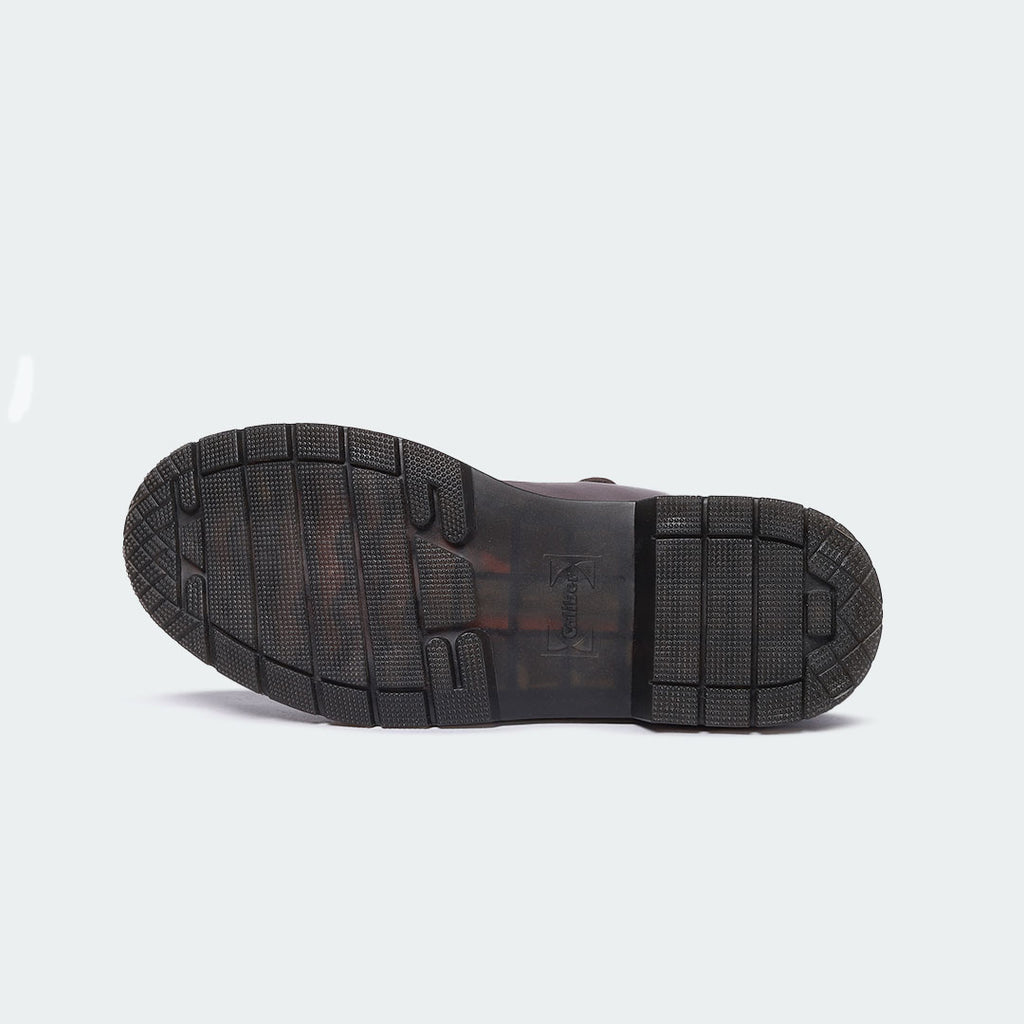 Coffee Lace Up Boots for Men (ALFRED 468C)