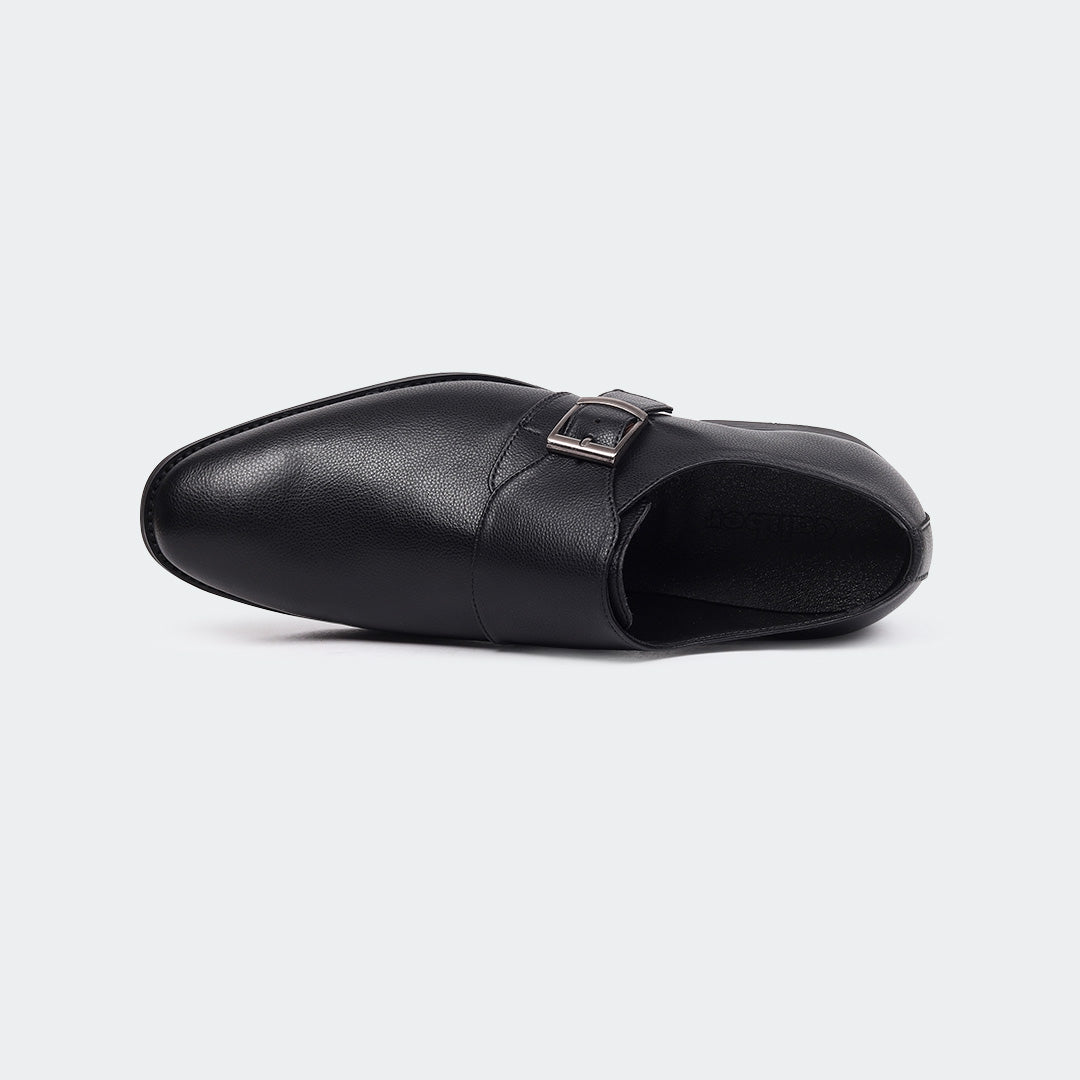 Black Penny Formal Shoes for Men (LEOPOLD T686G)
