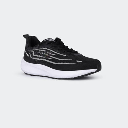 Black Sport Shoes for Men (MAVERICK 724) - Caliber Shoes