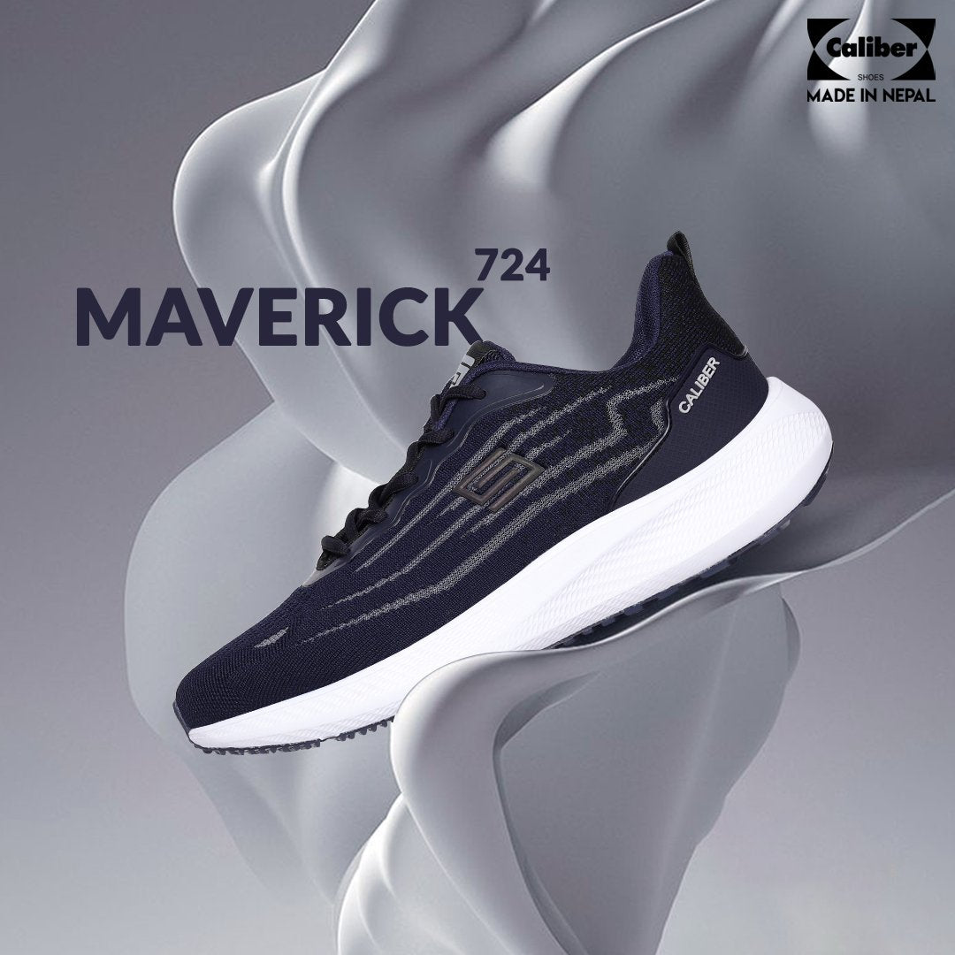 Blue Sport Shoes for Men (MAVERICK 724) - Caliber Shoes