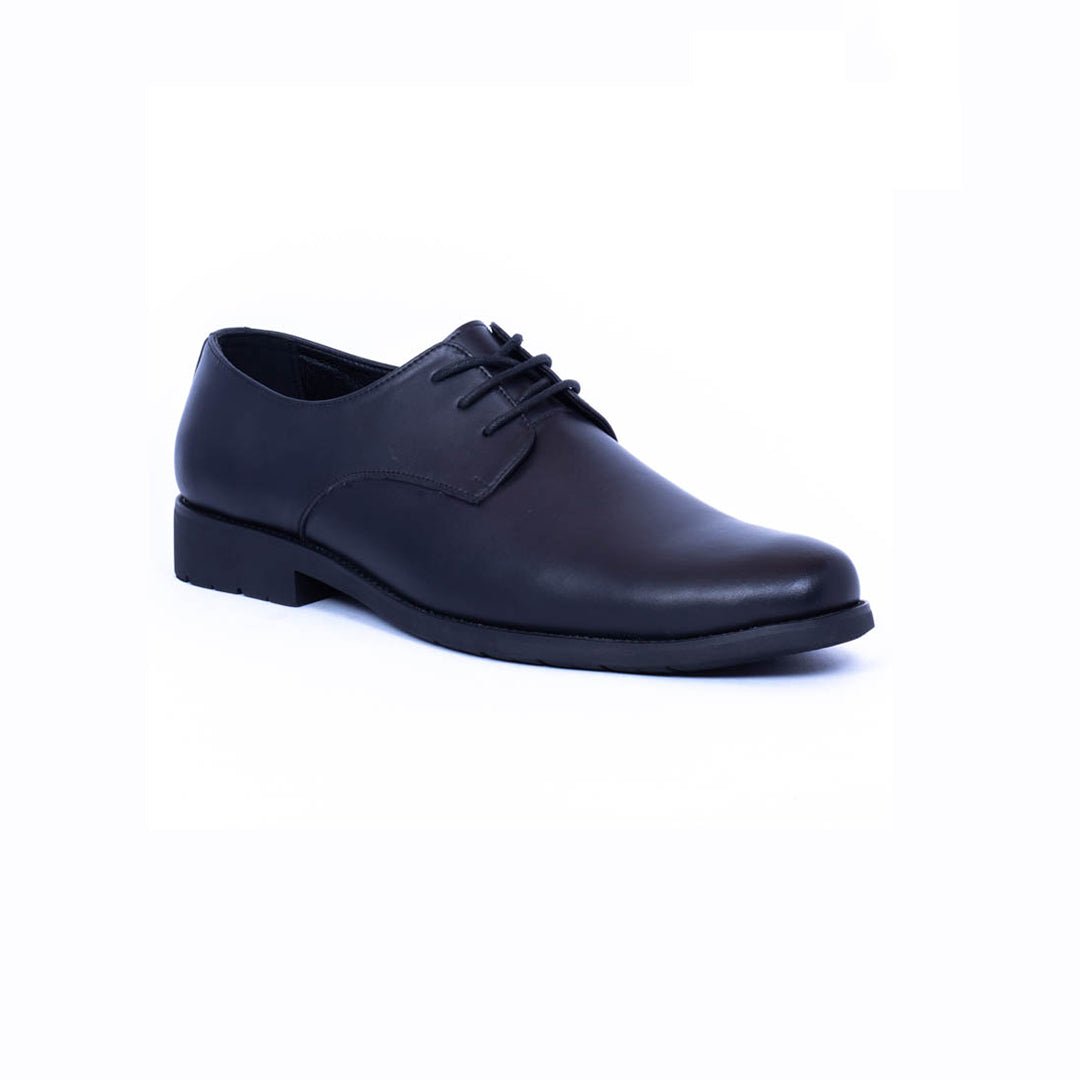 Caliber Shoes Black Lace Up Formal Shoes for Men (A 418 C) - Caliber Shoes