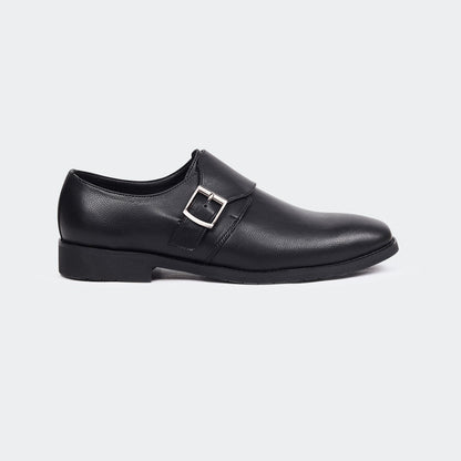 Caliber Shoes Black Penny Formal Shoes for Men (LEOPOLD T686G) - Caliber Shoes