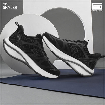 Caliber Shoes Black Sport Shoes for Women (Skyler 740) - Caliber Shoes