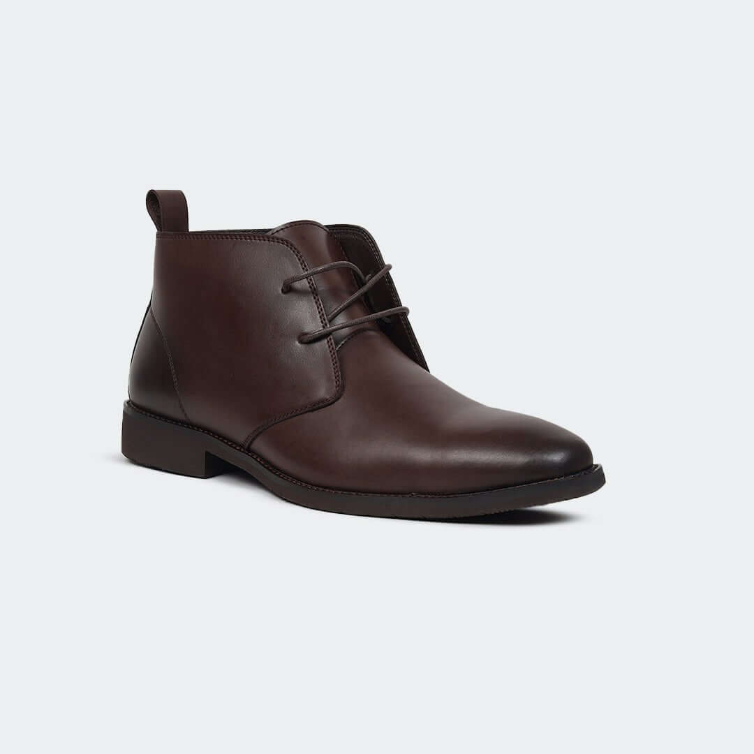 Caliber Shoes Coffee Chukka Boot for Men (T672C OSPREY) - Caliber Shoes