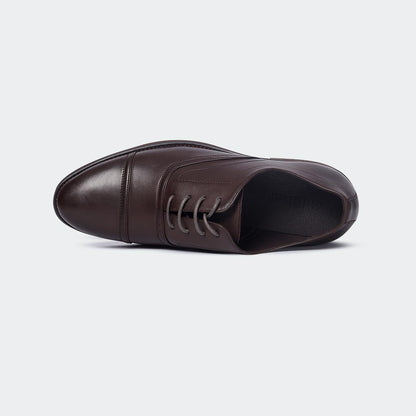 Caliber Shoes Coffee Formal Shoes for Men (A518 C) - Caliber Shoes