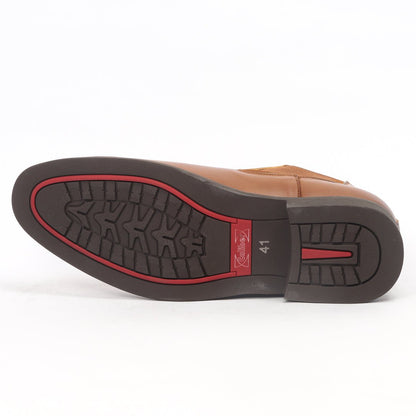 Caliber Shoes Coffee/R Chelsea Boots For Men ( A 481 C ) - Caliber Shoes