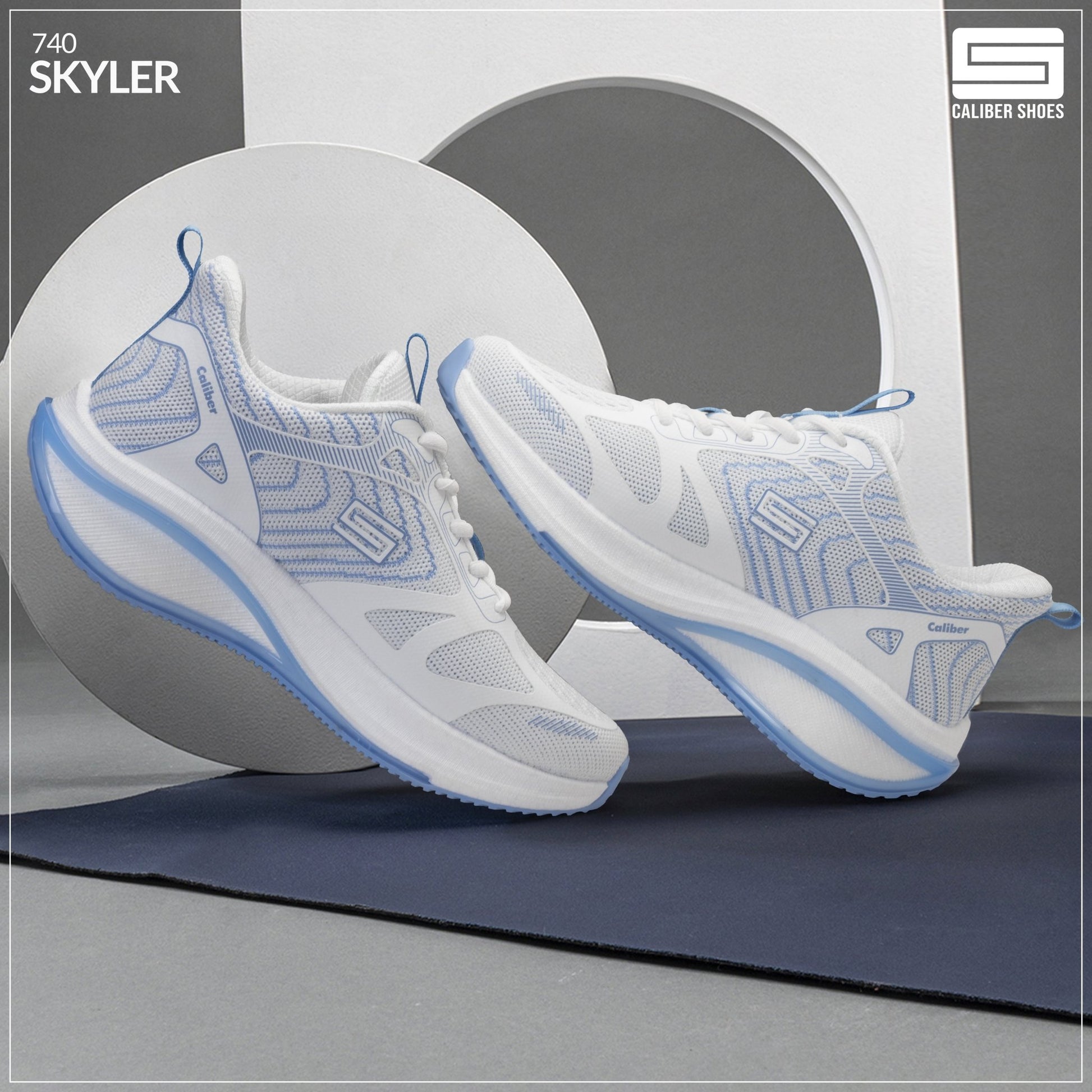 Caliber Shoes Sky Sport Shoes for Women (Skyler 740) - Caliber Shoes