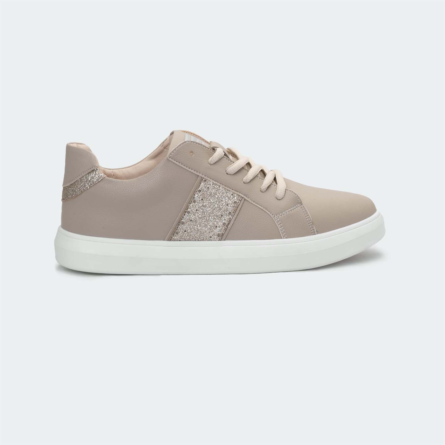 Nude Casual Sneakers for Women (ZORA 598) - Caliber Shoes