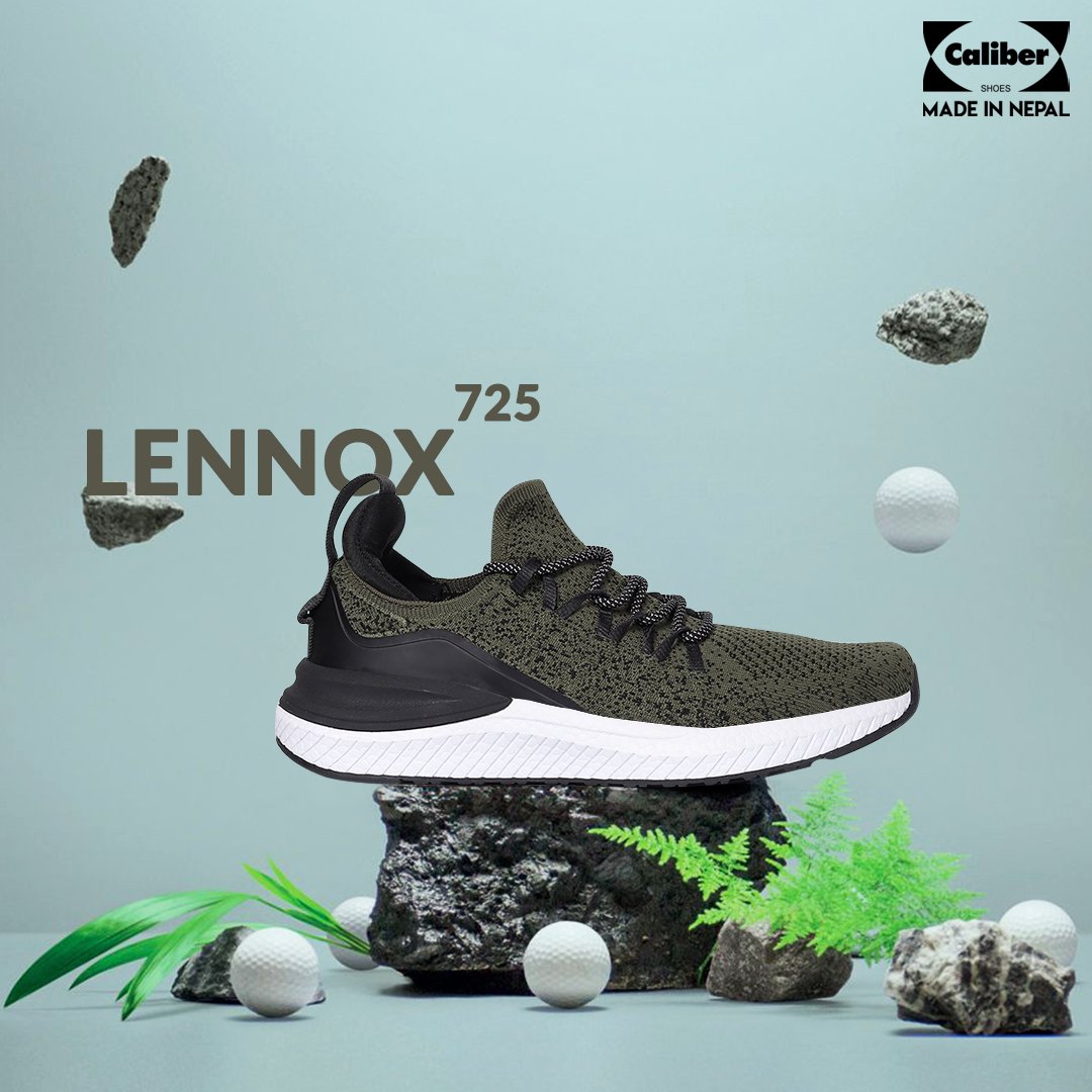 Sport Shoes Olive for Men (LENNOX 725) - Caliber Shoes