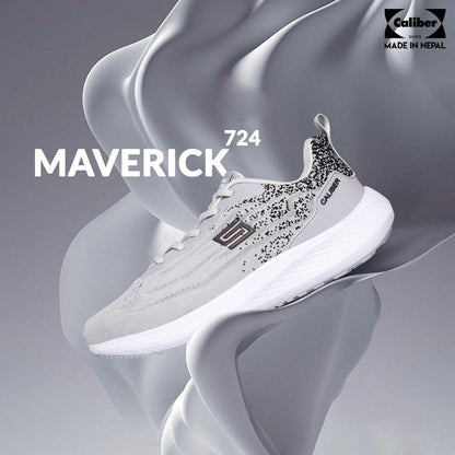 White Sport Shoes for Men (MAVERICK 724) - Caliber Shoes