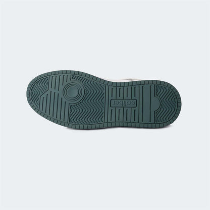 White/Green Casual Sneakers for Men (LEWIS 692G) - Caliber Shoes