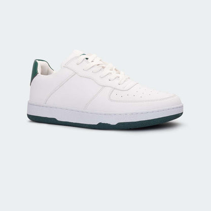 WHITE/GRN Casual Sneakers for Women (BLAKE 695W) - Caliber Shoes